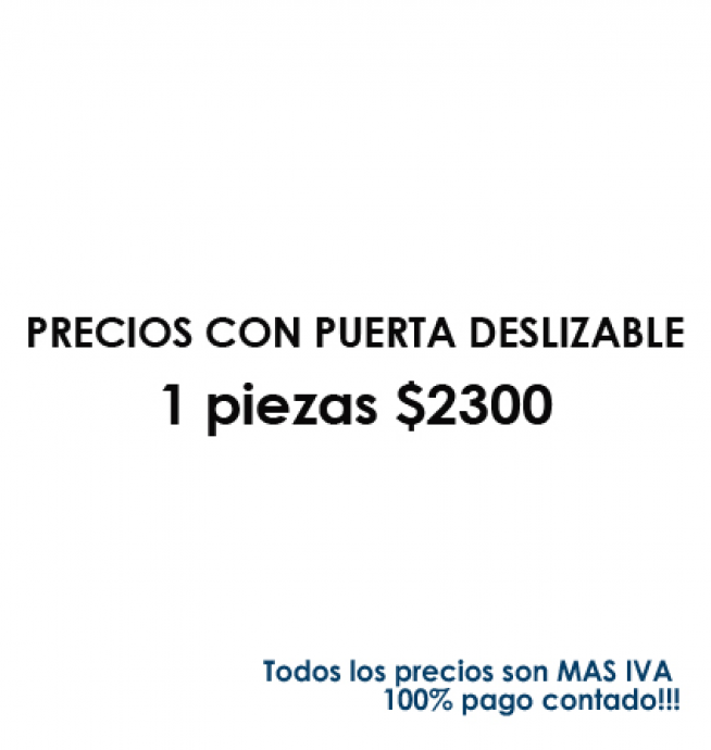 VITRINA CON PUERTA CENTRAL